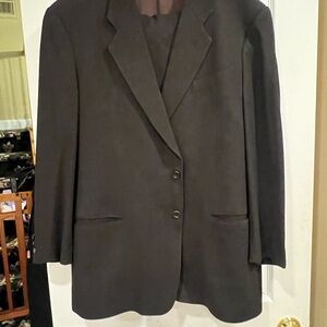 Classic Dark Brown Men's Armani suit